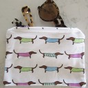 Sausage Dog Zip Purse